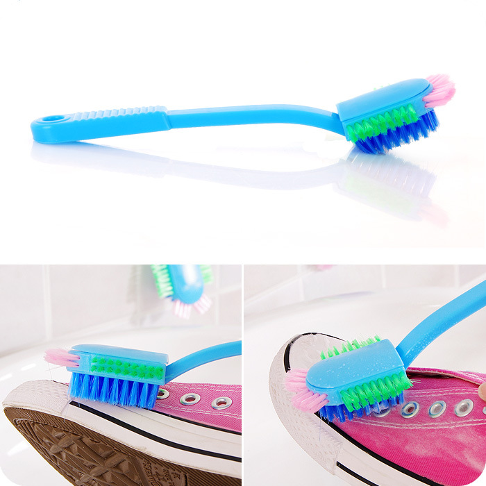 Bàn chải cán dài vệ sinh giày đa năng sử dụng tiện lợi