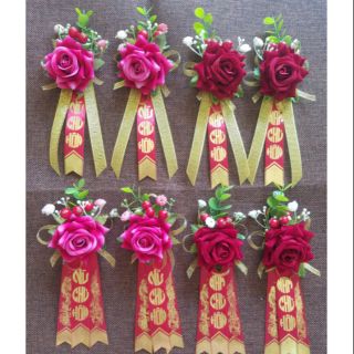 Hoa cài áo chủ hôn đám cưới