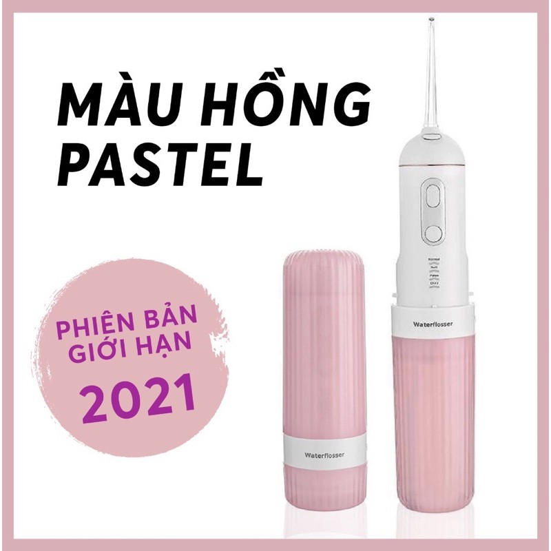 MÁY TĂM NƯỚC ORAL IRRIGATOR IPX7, TẶNG TÚI ĐỰNG + BẢO HÀNH 6 THÁNG