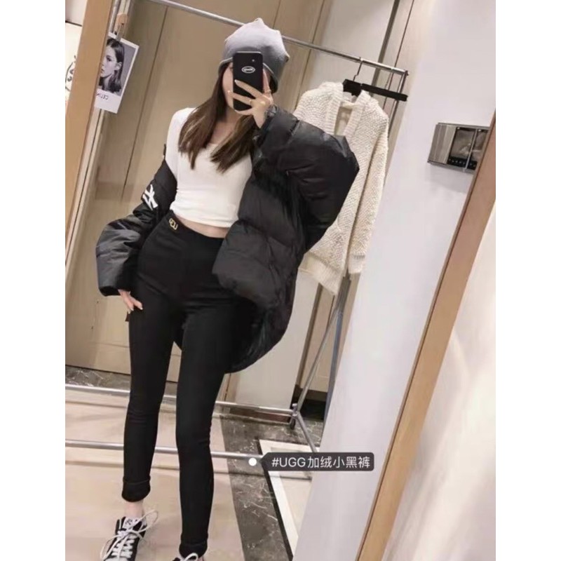 BÁN SỈ QUẦN LEGGING LÓT LÔNG KÈM HỘP THÊU CHỮ UG CHO NỮ | BigBuy360 - bigbuy360.vn