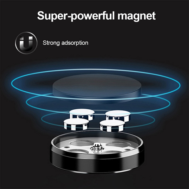 Giá Đỡ Điện Thoại Từ Tính Xoay 360 Độ Trên Xe Hơi