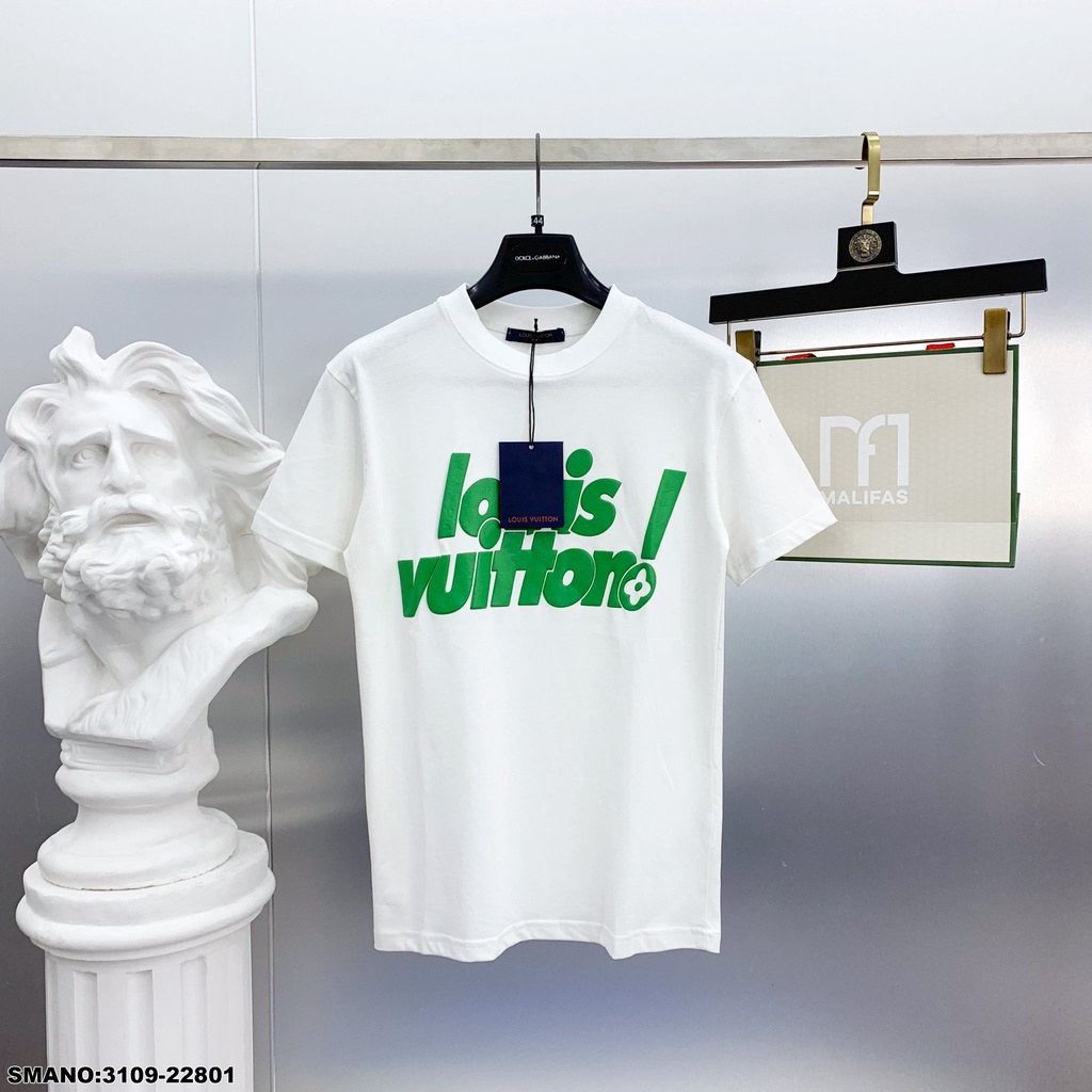 Áo phông nam LV chữ thêu,áo thun nam ngắn tay mẫu  mới hot dễ mặc áo đôi thích hợp mọi lứa tuổi chất thoáng mát L8889