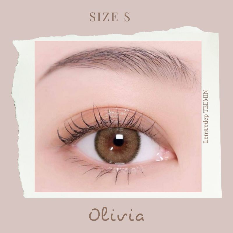 lens Vivi ring/olive brown | mini