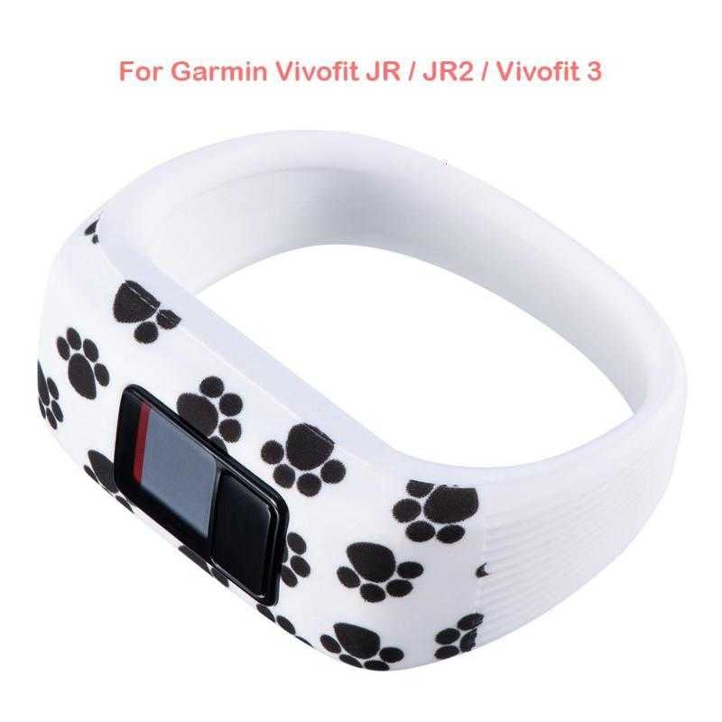 Dây Đeo Thay Thế Chất Liệu Silicon Thiết Kế Nhiều Lỗ Cho Garmin Vivofit Jr / Jr2 / Vivofit 3