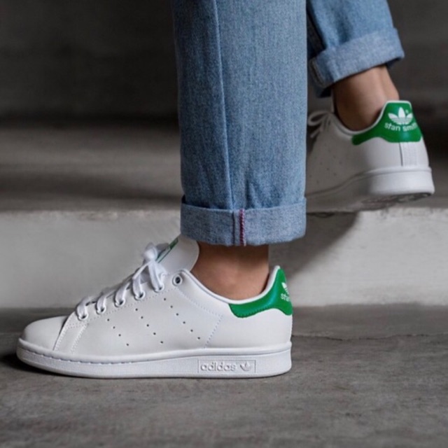 Giày Nữ Chính Hãng Adidas StanSmith Green | Shopee Việt Nam