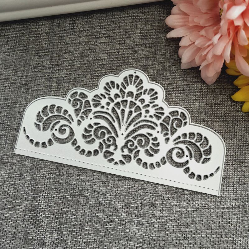 Set 3 Khuôn Cắt Giấy Làm Từ Kim Loại Hình Cô Gái Trang Trí Scrapbook