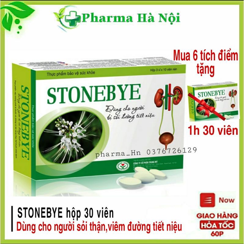 STONEBYE - Giảm sỏi thận,sỏi bàng quang,sỏi niệu quản,giảm viêm đường tiết niệu