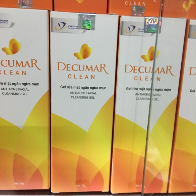 Decumar Clean( Gel rửa mặt ngăn ngừa mụn )