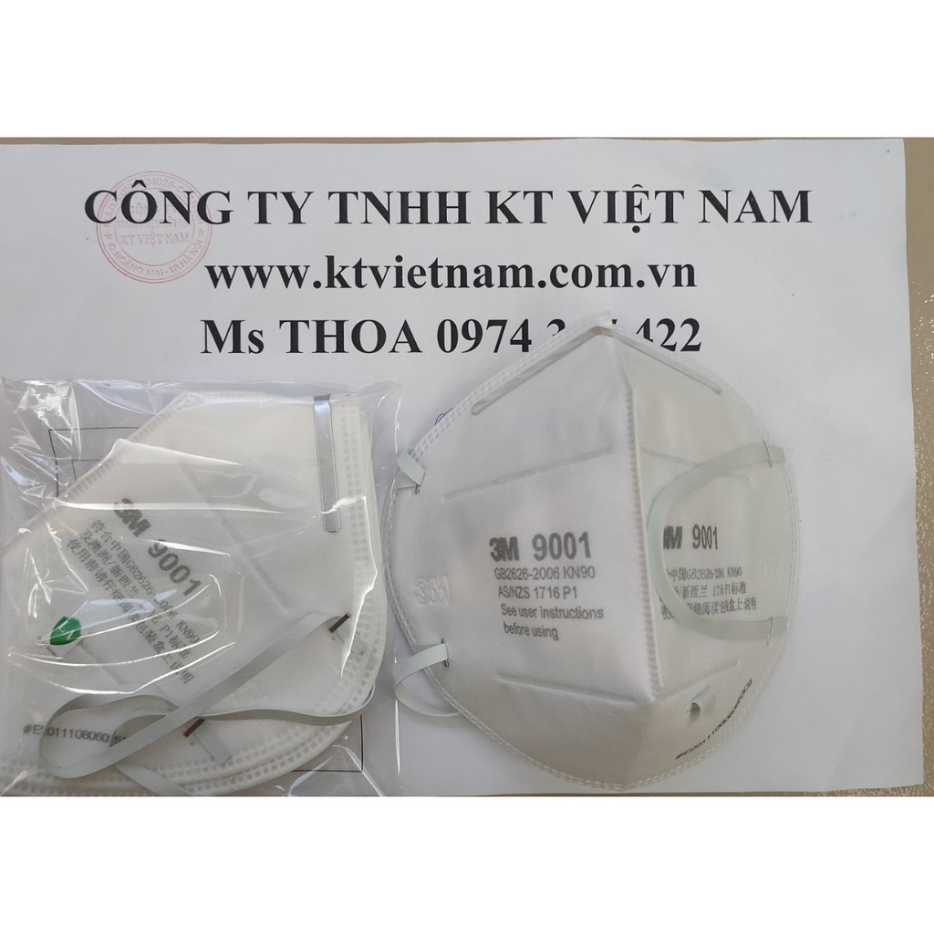khẩu trang 3M 9001 chính hãng. | BigBuy360 - bigbuy360.vn