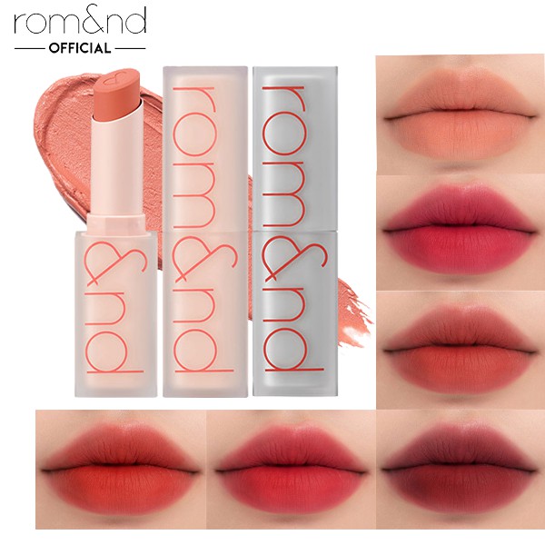 Son thỏi lì, nhẹ môi và siêu xinh rom&nd ZERO MATTE LIPSTICK HOT mới T7/2020