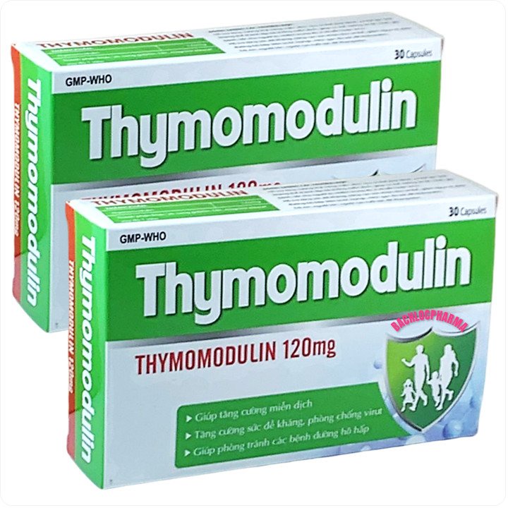 Viên uống Thymomodulin 120mg tăng cường sức đề kháng, phòng tránh bệnh đường hô hấp