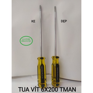 Tua vít bake / dẹp t-man 6x200mm / dẹp 6x150mm