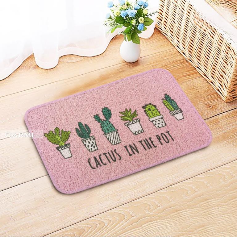 Thảm thương hiệu Carmi hình xương rồng 30cm x 50cm