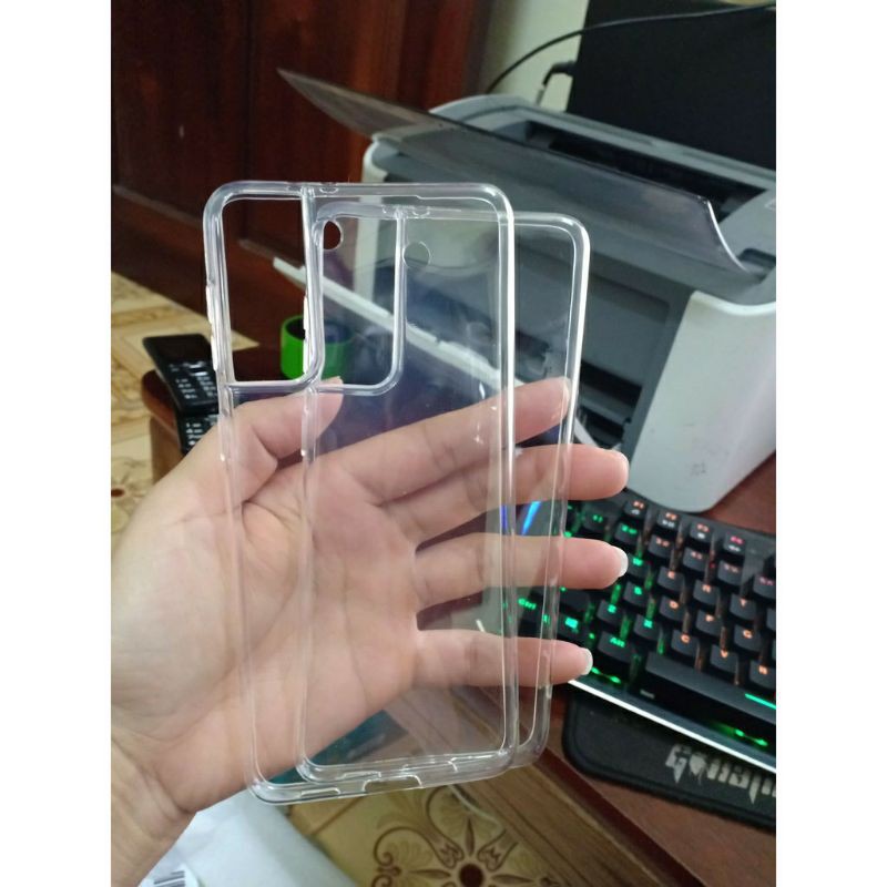 Ốp lưng silicon dẻo trong suốt Samsung Galaxy S21, S21 Plus, S21 Ultra