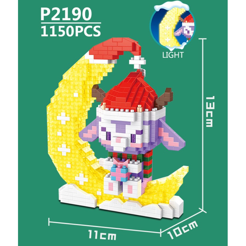 Mô Hình Đồ Chơi Lắp Ráp Nhân Vật Hoạt Hình kitty melody cinnamoroll stellalou anime nanoblock Quà Tặng Giáng Sinh Năm Mới Cho Bé Gái