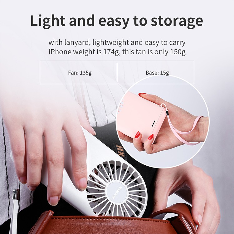 [Sạc Cả Điện Thoại] Quạt Cầm Tay Tích Điện Kiêm Sạc Dự Phòng Cho Điện Thoại Có Đế Đứng Pin Cực Khỏe | BigBuy360 - bigbuy360.vn