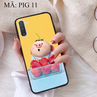 Ốp lưng Samsung Note 10 viền dẻo TPU BST Pig Cute