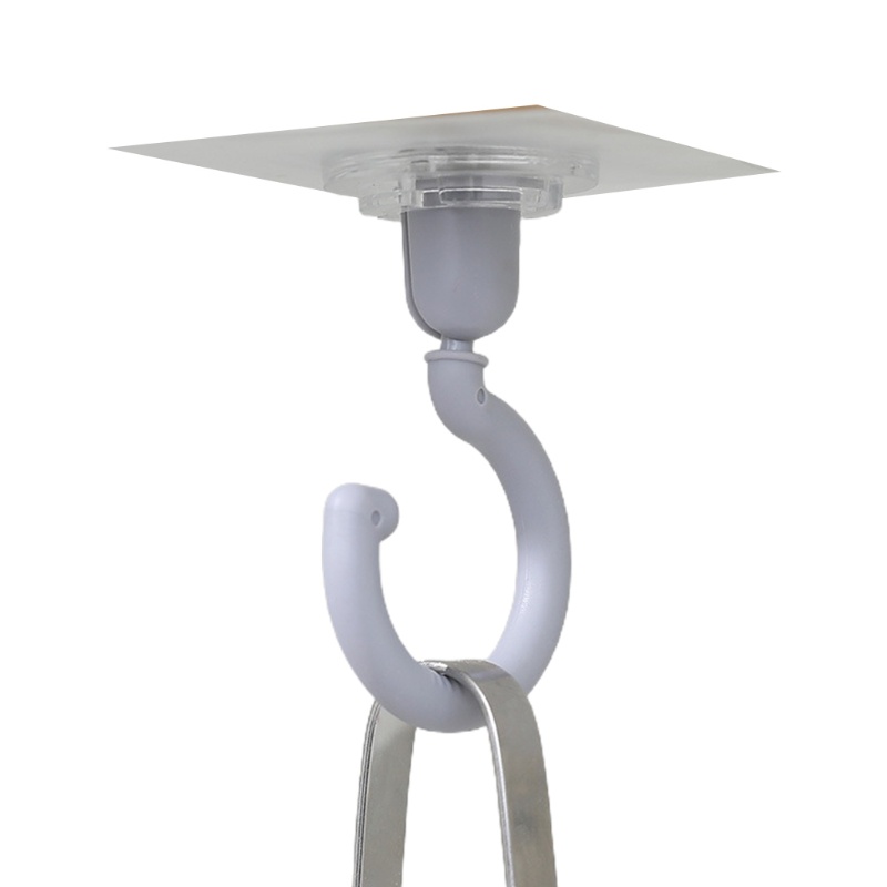 [Hàng mới về] Móc treo đồ gắn tường không cần khoan tiện dụng màu trắng xám đen