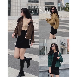 Áo khoác thô dày tăm mịn loại đẹp