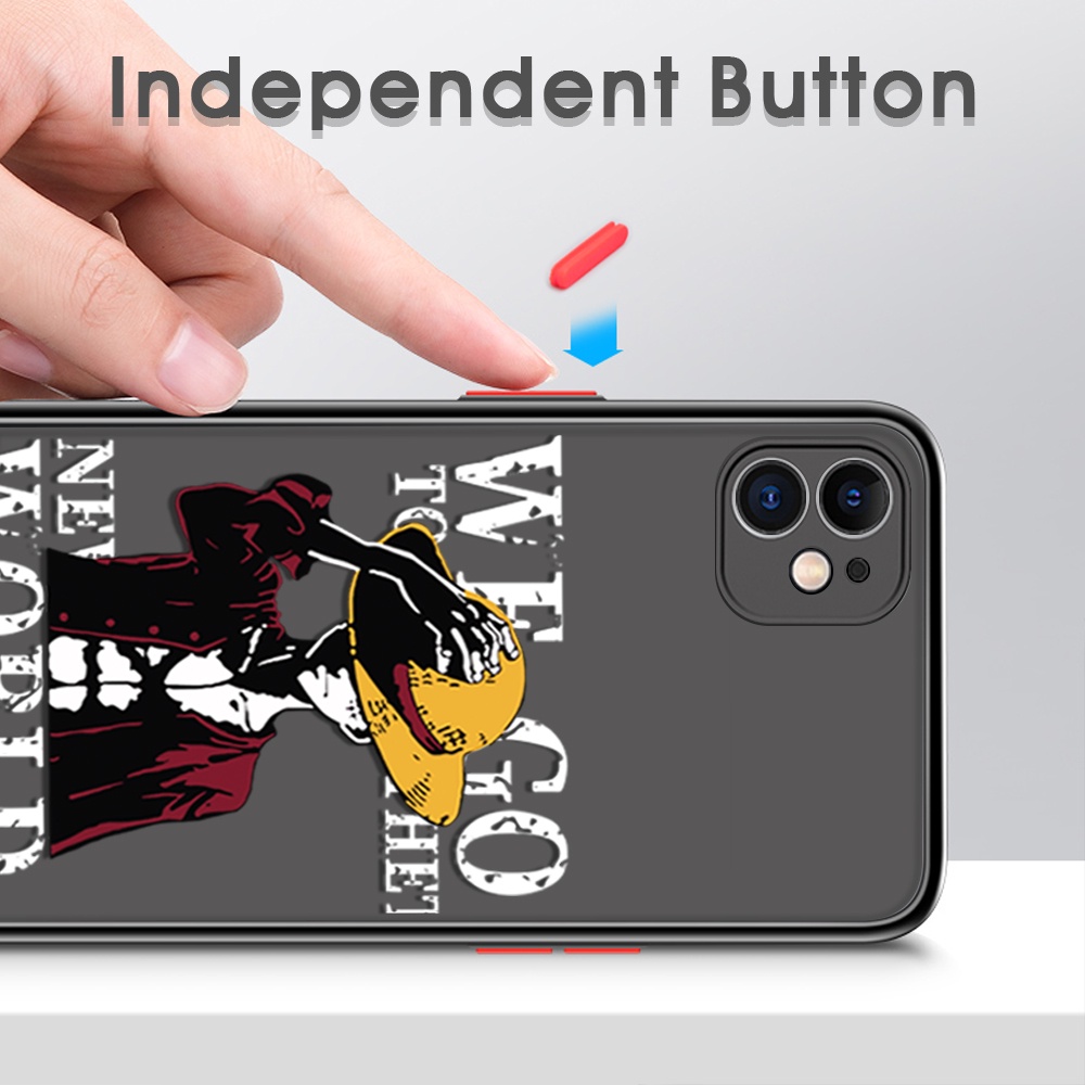 Realme 7 7i 6 6i C17 Narzo 20 5 5i 5S 2 Pro Cho Ốp lưng điện thoại In Hình One Piece Straw Hat Kid