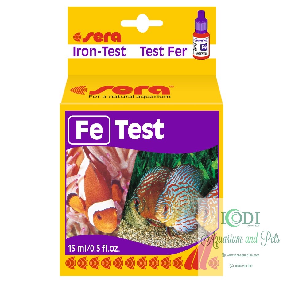 Bộ Kiểm Tra Nước sera iron-Test Fe