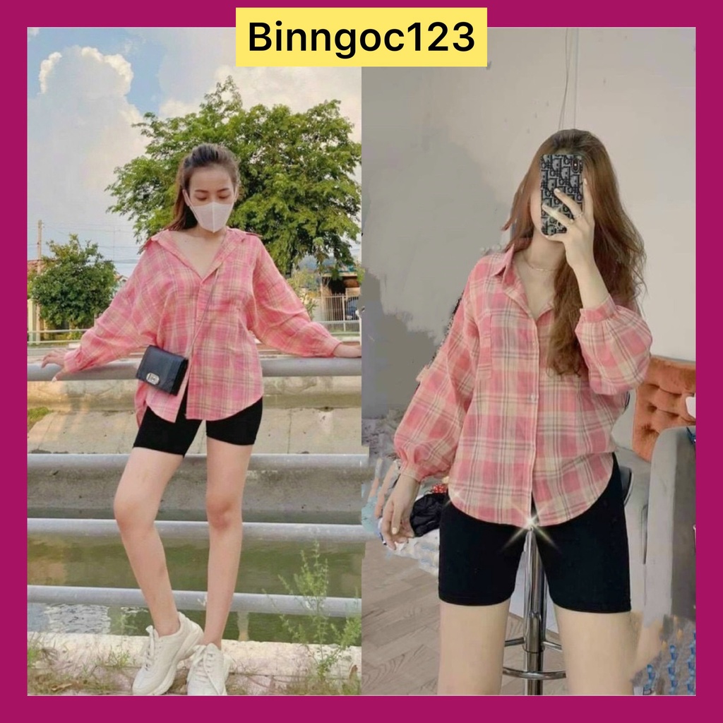 Áo sơ mi form rộng kèm Quần freesize