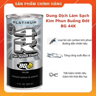 Dung Dịch Làm Sạch Kim Phun Buồng Đốt BG 44K Fuel System & Combustion