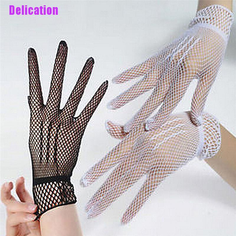 Găng Tay Xỏ Ngón Phối Ren Quyến Rũ Thời Trang Dành Cho Nữ