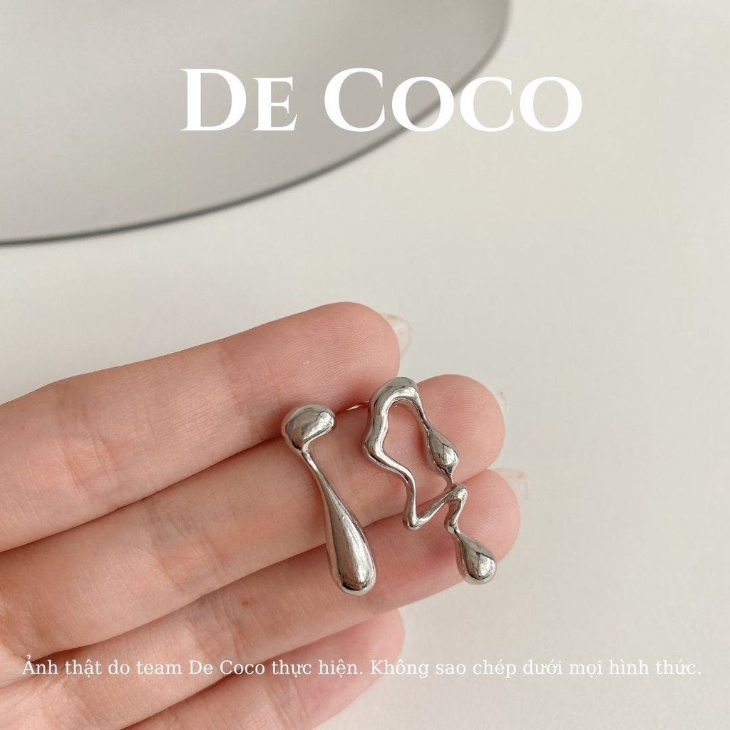 Khuyên tai bông tai hình trừu tượng De Coco