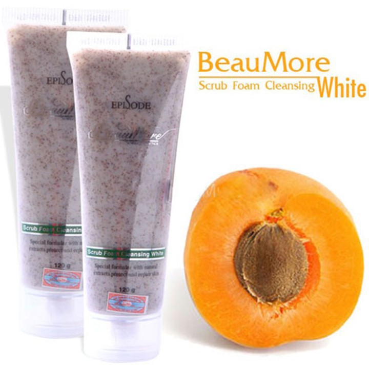 sữa rửa mặt Beaumore hạt mơ 120g