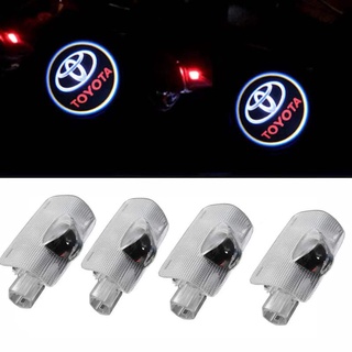 4 Đèn led Chiếu logo Gắn Cửa Xe Hơi toyota
