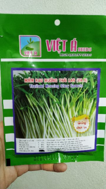 HẠT GIỐNG RAU MẦM RAU MUỐNG - 50G