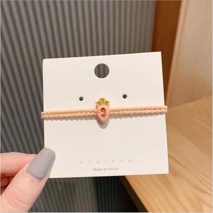 Dây Cột Tóc Trang Trí Hình Trái Cây Dễ Thương Phong Cách Hàn Quốc 2022INS Cho Bé Gái