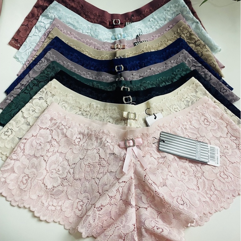 Quần lót ren boxer cạp cao, ren sexy hot hit CAO CẤP