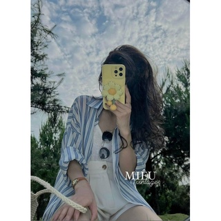 áo sơ mi kẻ xanh