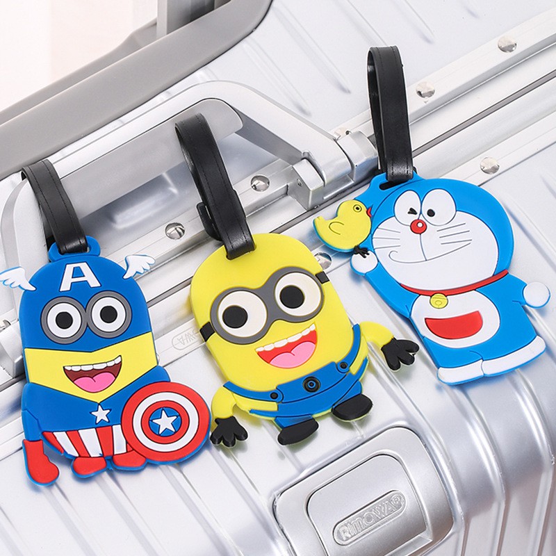 Thẻ Tên Gắn Hành Lý, Thẻ Treo Vali (Luggage Name Tag) Hoạt Hình Đáng Yêu - TRAV05