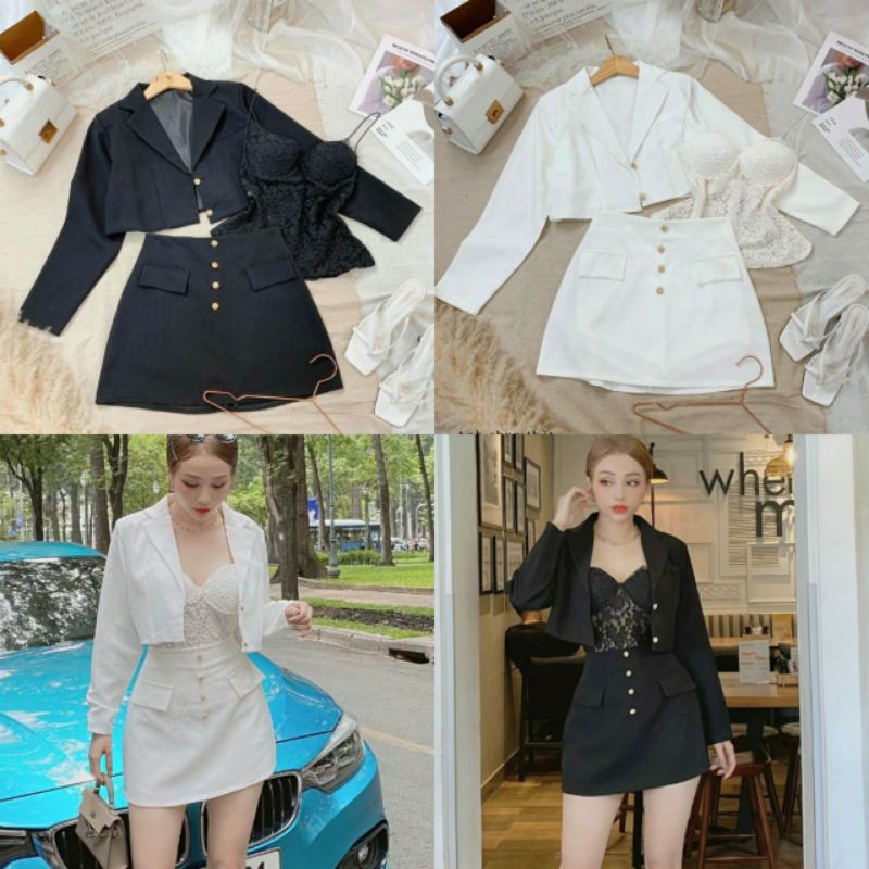 SET VEST T.ẶNG KÈM ÁO BRA REN | BigBuy360 - bigbuy360.vn