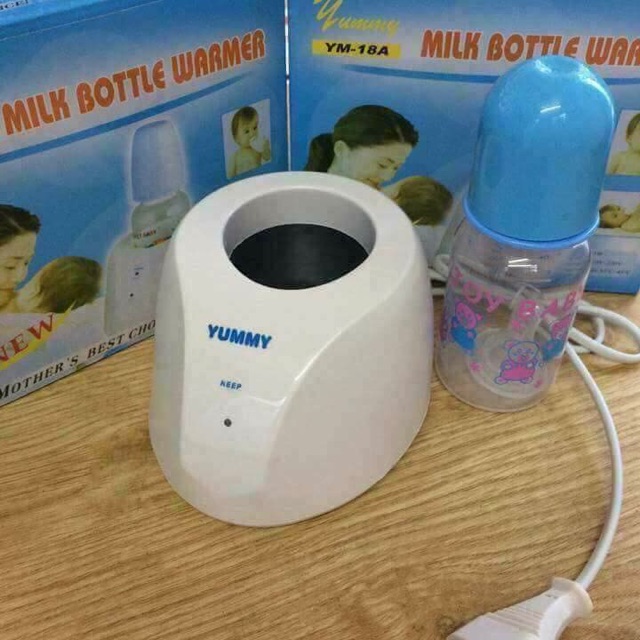 Máy ủ sữa yummy tặng kèm bình sữa tiện dụng cho bé