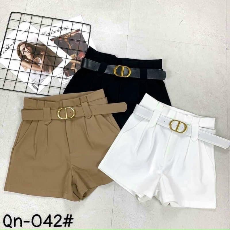 Quần short kèm đai CD