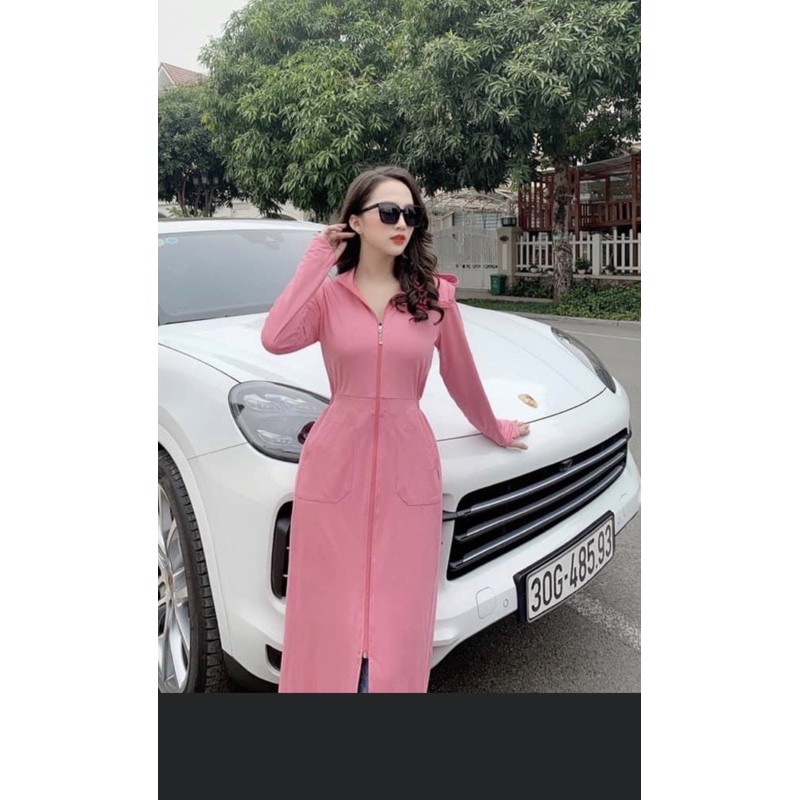 [RẺ VÔ ĐỊCH] ÁO CHỐNG NẮNG LIỀN THÂN THÔNG HƠI CHỐNG TIA UV CỔ ÁO CAO THAY KHẨU TRANG (KÈM VIDEO)