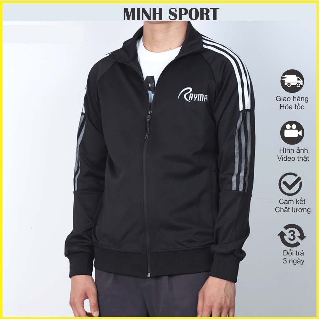 Áo Khoác Nam Cổ Đứng Dài Tay Chất Vải Poly 2 Da Dày Dặn, Cao Cấp mã KHOAC.33