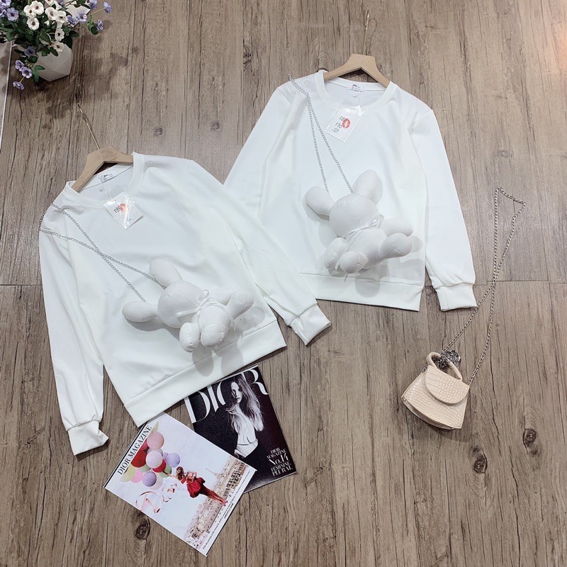 [Rẻ Vô Đich ] Về em gấu cực hót luôn ạ 1 màu trắng cực sịn Gấu quảng châu chuẩn sịn l1 Áo chất  umi hàn