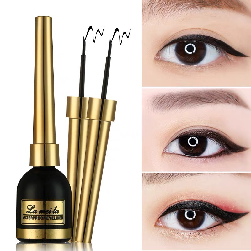 Bút kẻ mắt eyeliner MINIGIRL lâu trôi đường nét mảnh sắc trang điểm chuyên nghiệp M2