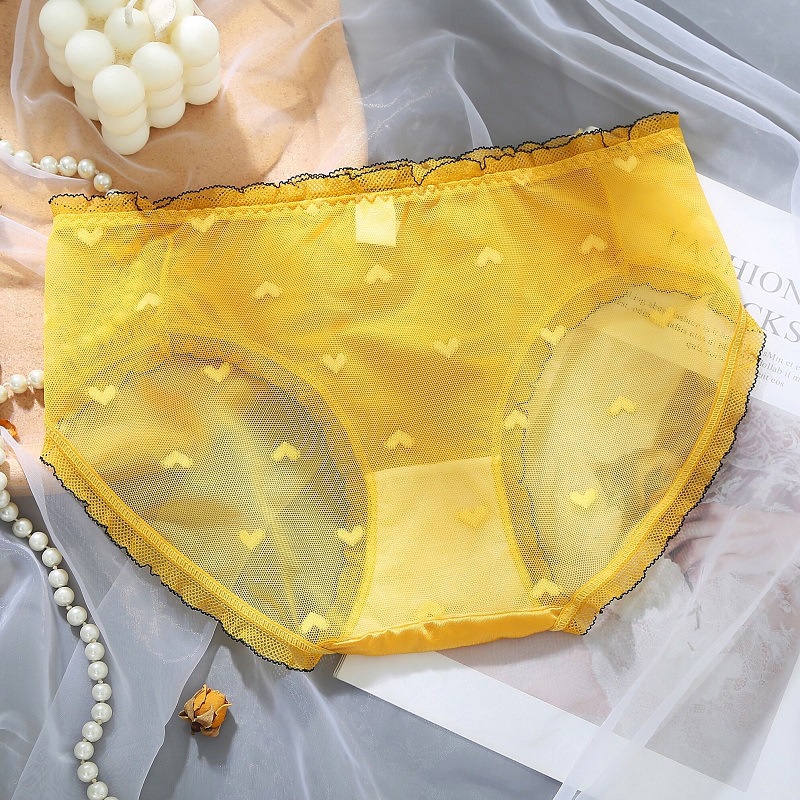 Quần Lót Ren Nữ Sexy Phối Lụa Cao Cấp Thoáng Mát QR06 - Her Sleepwear