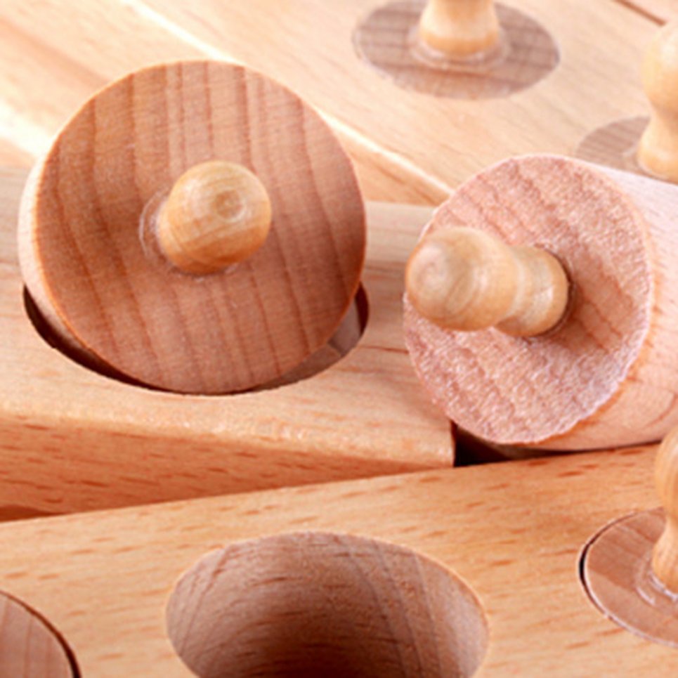 Montessori Materials Montessori Toys Educational Games Cylinder Socket Blocks