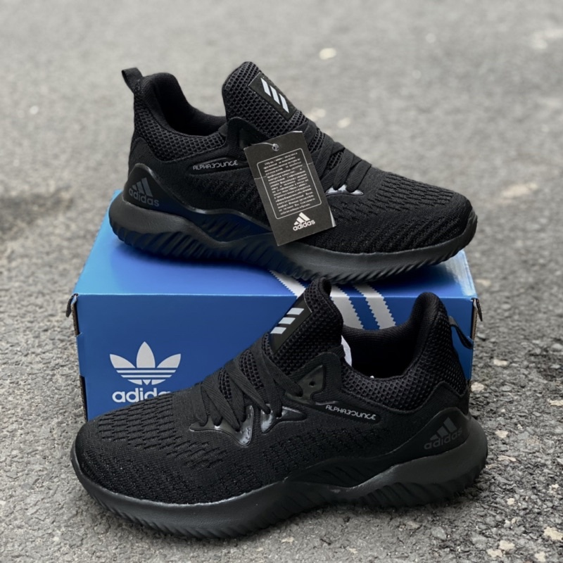 [fullbox, hình thật] Giày alphabounce đen full, giày thể thao alphabounce đen, giày chạy bộ nam | BigBuy360 - bigbuy360.vn