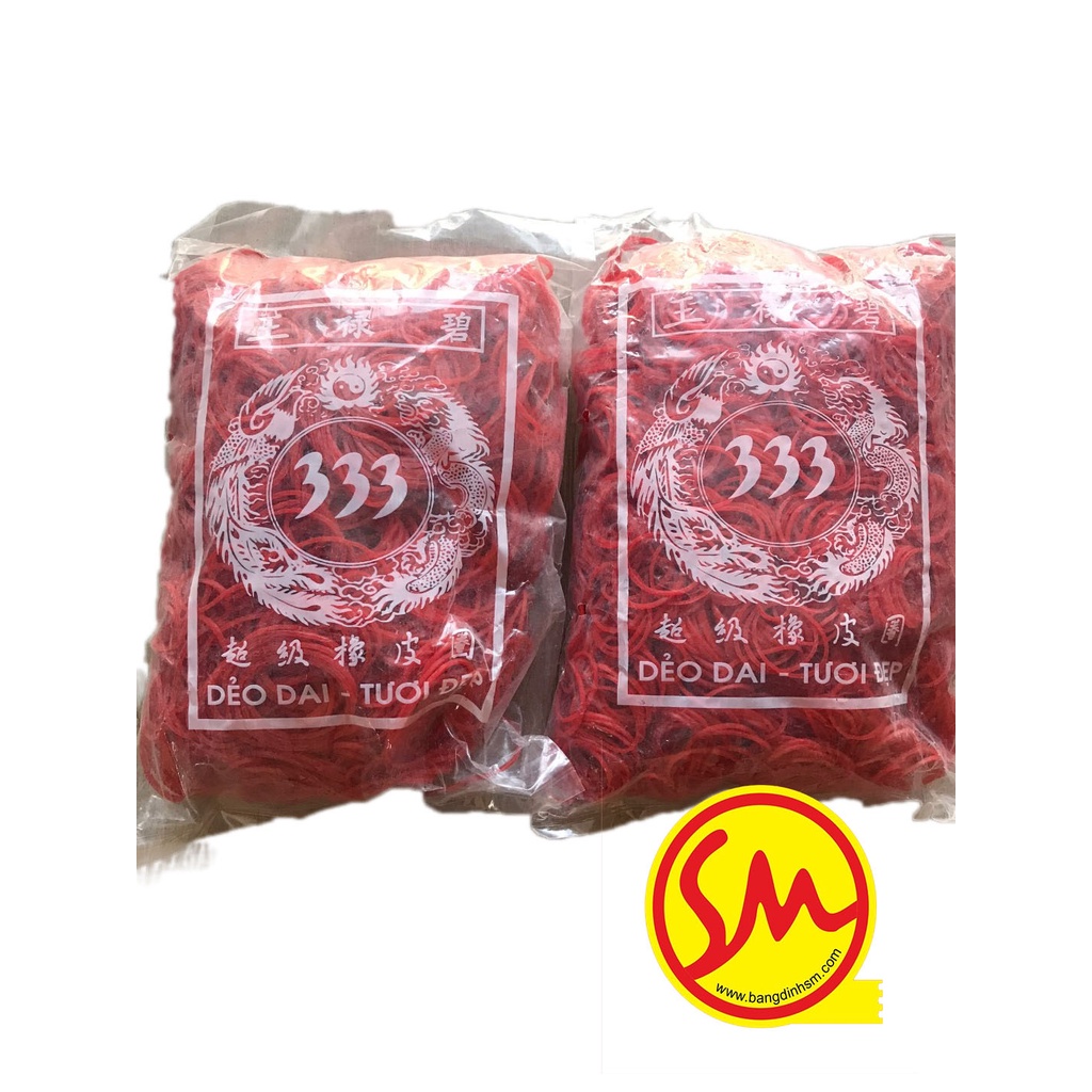 DÂY THUN DÂY NỊT, DÂY CHUN, VÒNG CHUN MÀU ĐỎ GIÁ RẺ 0.5kg dùng để BUỘC HÀNG rất thông dụng trong đời sống và công nghiệp