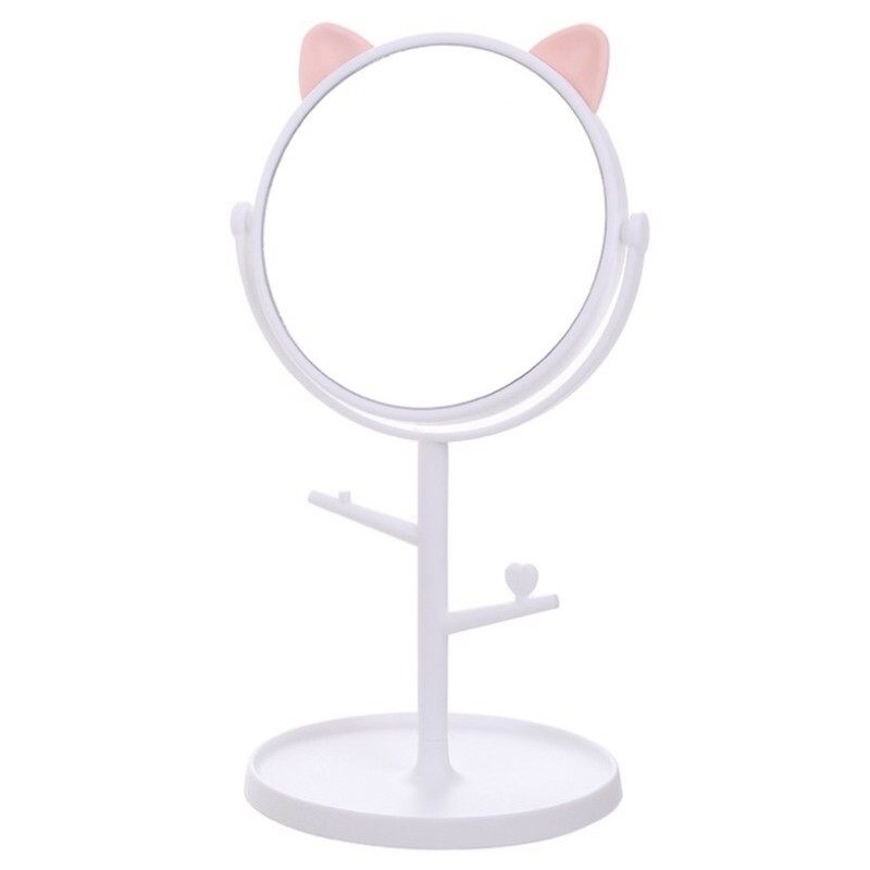 [ RẺ VÔ ĐỊCH ] Gương Trang Điểm Tai Mèo, Gương trang Điểm để bàn
