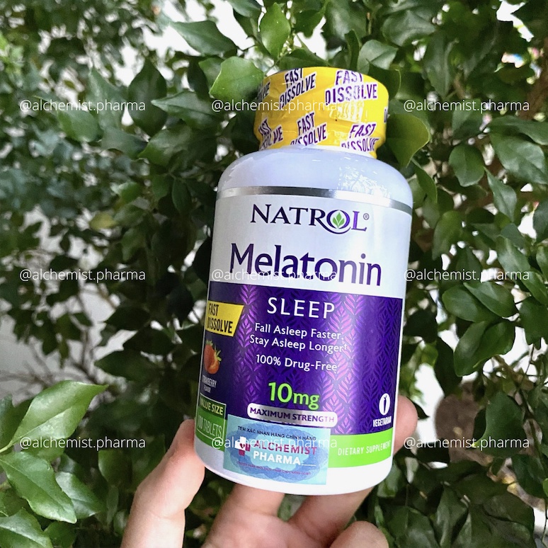 KẸO NATROL MELATONIN 10mg KẸO HỖ TRỢ GIẤC NGỦ NGON NHẬP KHẨU MỸ