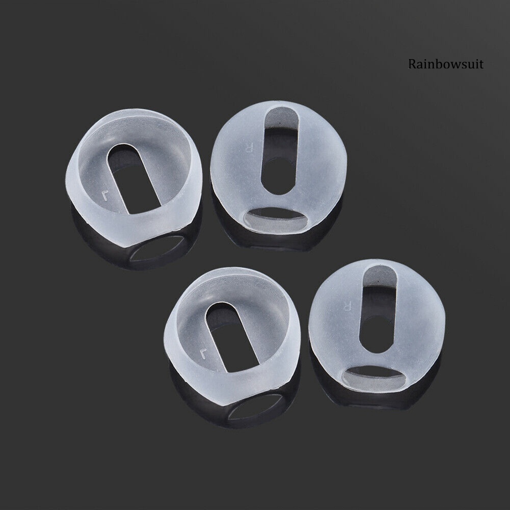 Set 2 cặp đồ bọc tai nghe Airpods 1 2 bằng silicon chống trượt